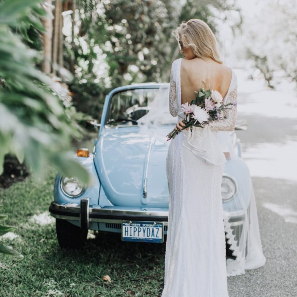 Island Tribe La Jolla Bohemian Wedding Dress US4
